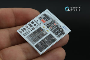 Quinta Studio QDS-35158 UH-1B 3D-Printed &amp;amp; coloured Interior on decal paper (Trumpeter) (Small version) 1/35 – immagine 9