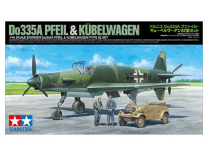 Tamiya 25206 Dornier Do335A Pfeil &amp;amp; Kubelwagen Type 82 Set 1/48 – imagen 2