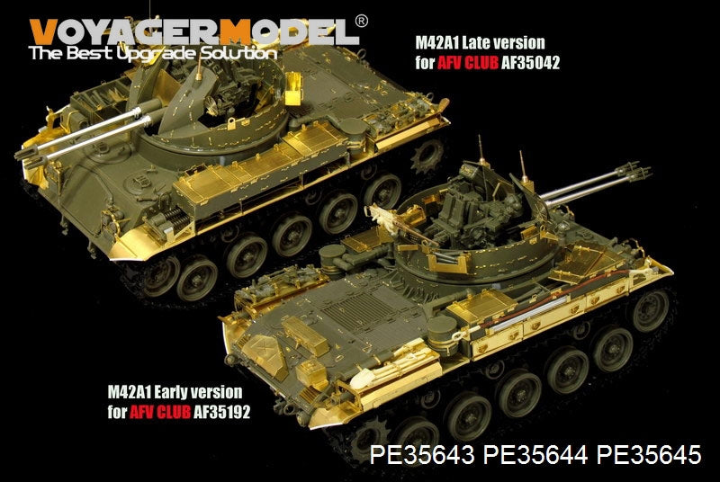 Voyager Model PE35645 Modern US M42A1 Duster fenders For AFV 35042 and 35192 1/35 – immagine 2