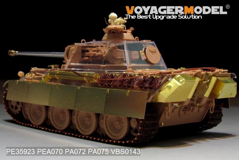 Maquette Voyager PE35923 Panther G allemand de la Seconde Guerre mondiale, version de base pour RMF 5016 au 1/35 – image 17