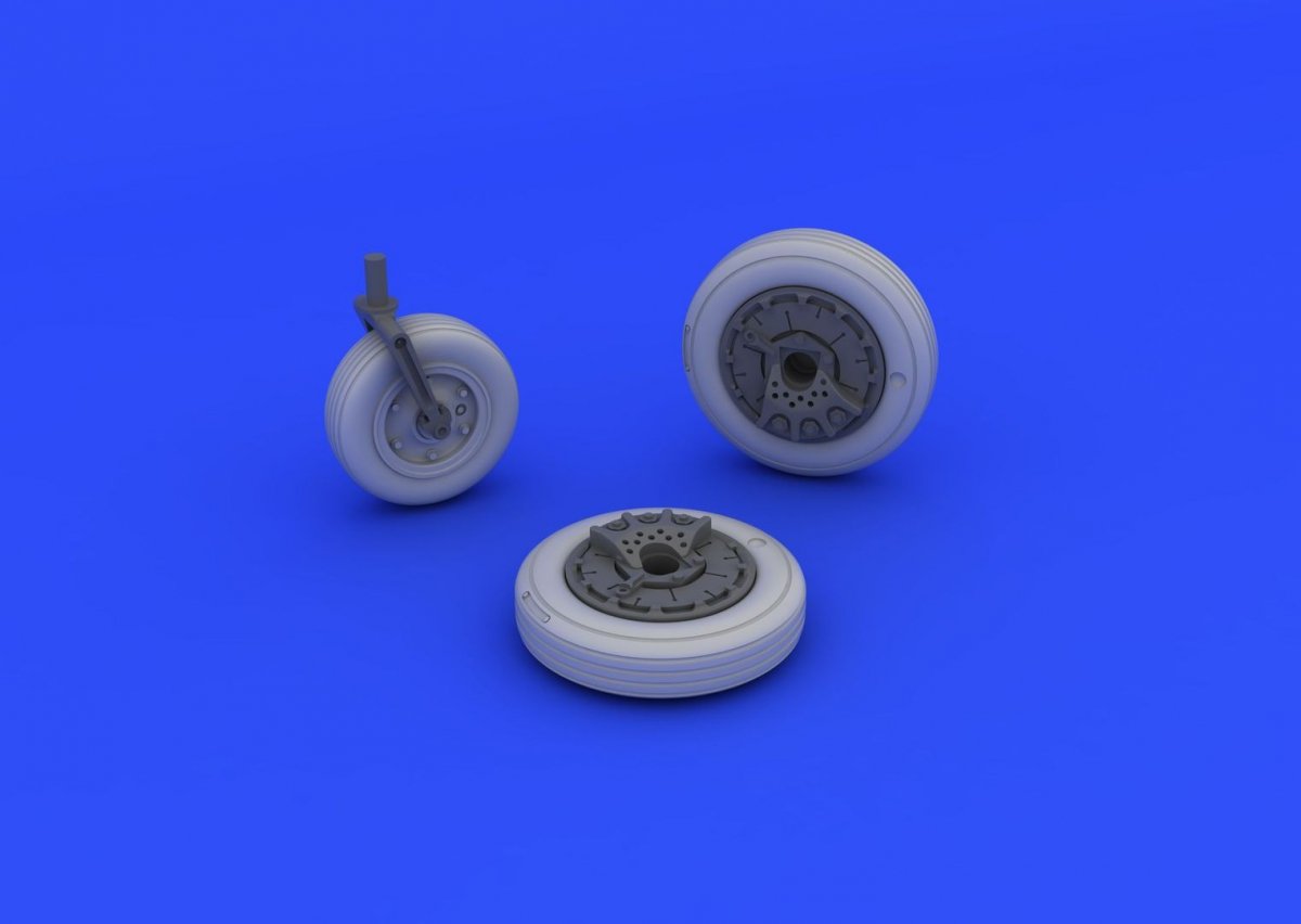 Eduard 648214 A-4E/ F wheels 1/48 (EDUARD, HASEGAWA) – immagine 4