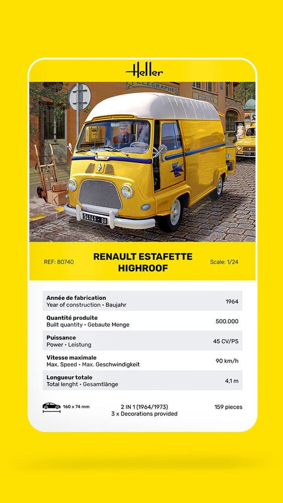 Heller 80740 Renault Estafette Highroof 1/24 – image 6