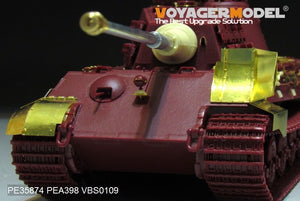 Maquette Voyager PEA398 Schürzen du char allemand King Tiger de la Seconde Guerre mondiale (pour MENG) 1/35 – image 5