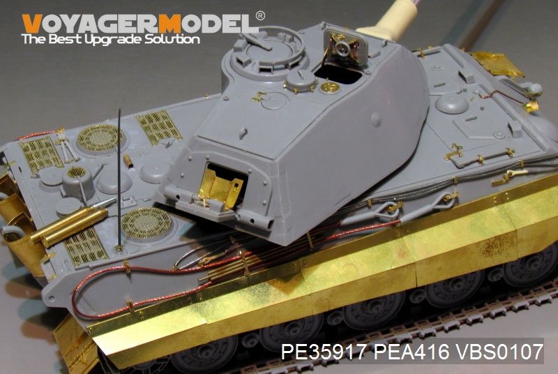 Voyager Model PEA416 WWII German King Tiger Initial Schurzen (For TAKOM 2096) 1/35 – Bild 3