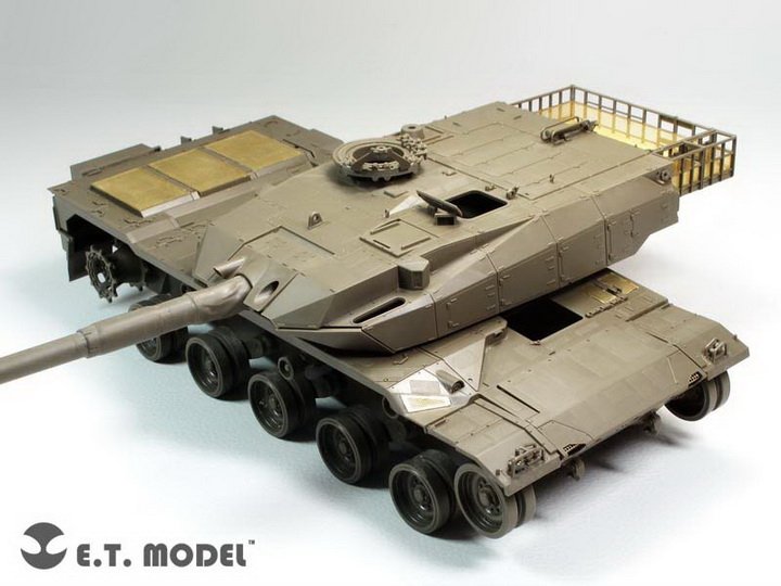 ET Model EA35-096 JGSDF TYPE 10 Tank Engine &amp;amp; Turret Rack Grills For TAMIYA 35329 1/35 – image 2