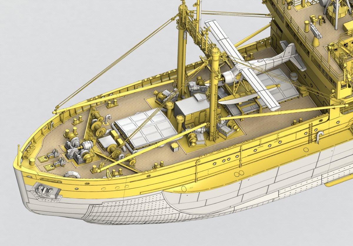 Pontos 25001R1 SOYA Antarctica Observation Ship 3rd. Corps 1/250 – zdjęcie 6
