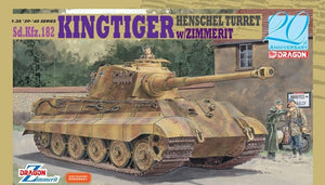 Dragon 6303 Kingtiger Henschel Turret w/ Zimmerit 1/35