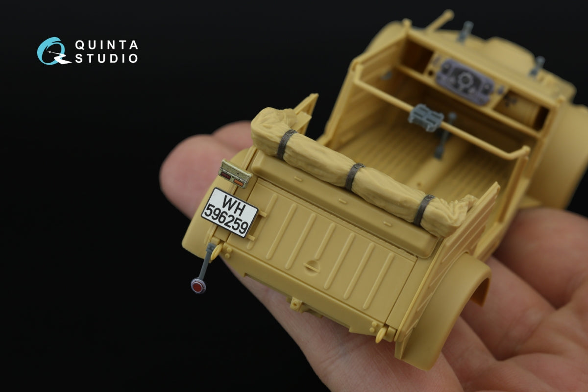 Quinta Studio QD+35141 Kubelwagen Type 82 3D-Printed &amp;amp; coloured Interior on decal paper (Tamiya) (with 3D-printed resin parts) 1/35 – Bild 12