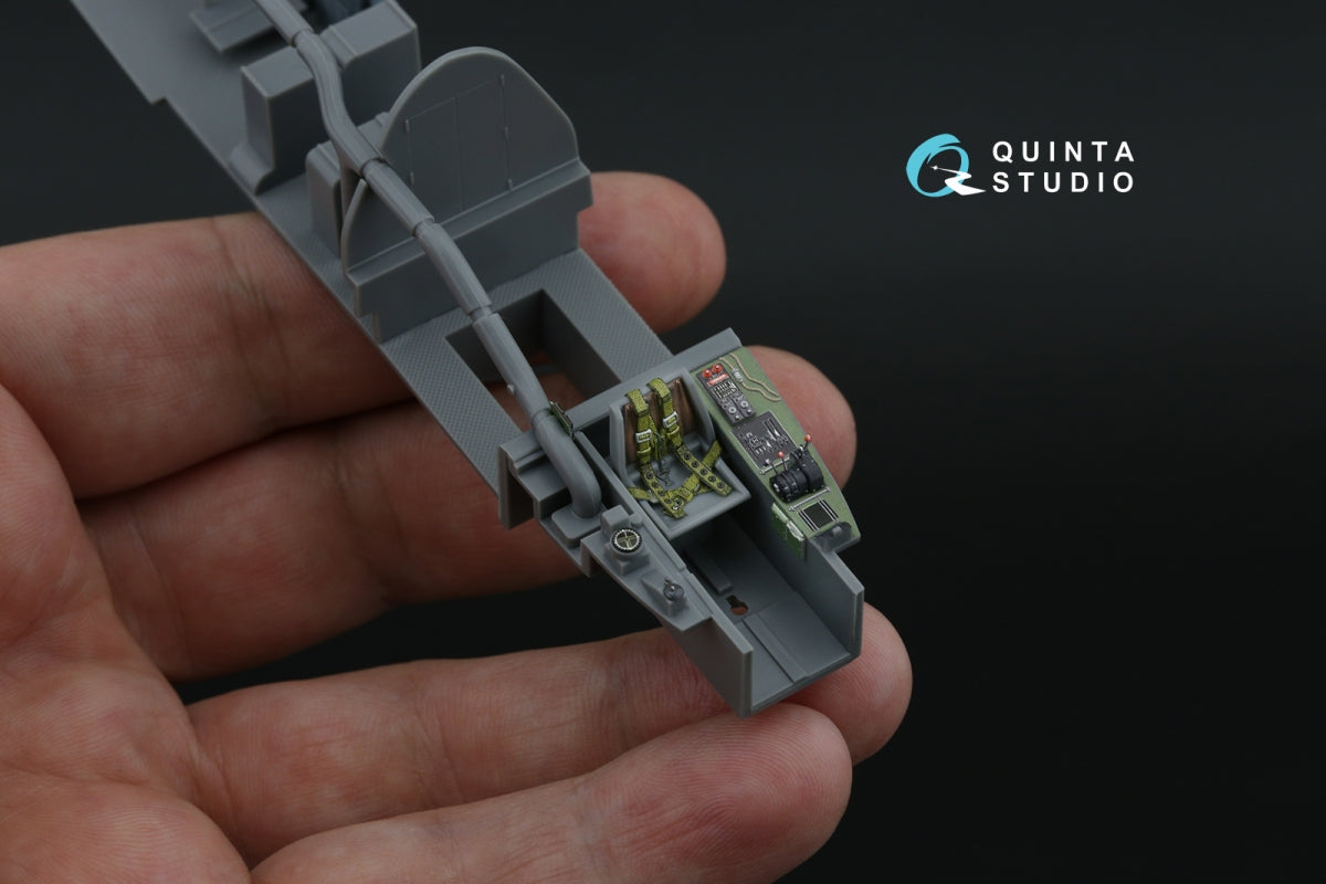 Quinta Studio QD+48555 Bristol Beaufighter NF.Mk.VI 3D-Printed &amp;amp; coloured Interior on decal paper (Tamiya) (with 3D-printed resin parts) 1/48 – immagine 14