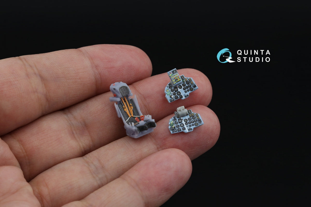 Quinta Studio QD+72167 Su-17UM3 3D-Printed &amp;amp; coloured Interior on decal paper (Modelsvit) (with 3D-printed resin part) 1/72 – zdjęcie 12