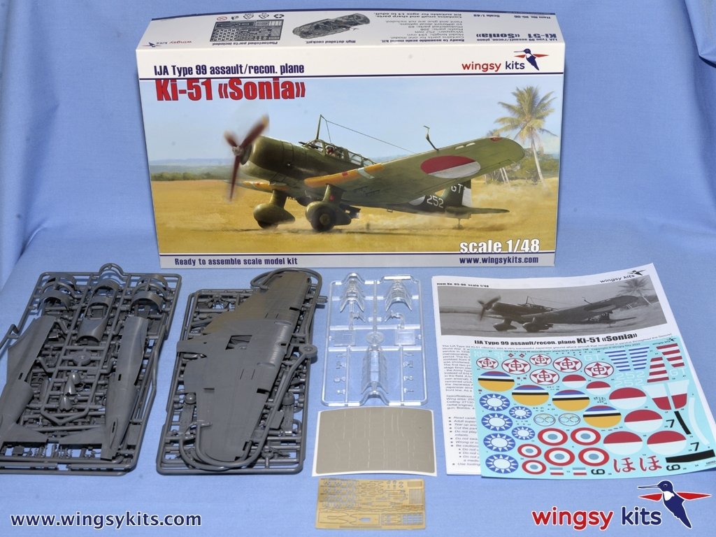 Wingsy Kits D5-06 IJA Type 99 Ki-51 “Sonia” at other services 1/48 – immagine 2