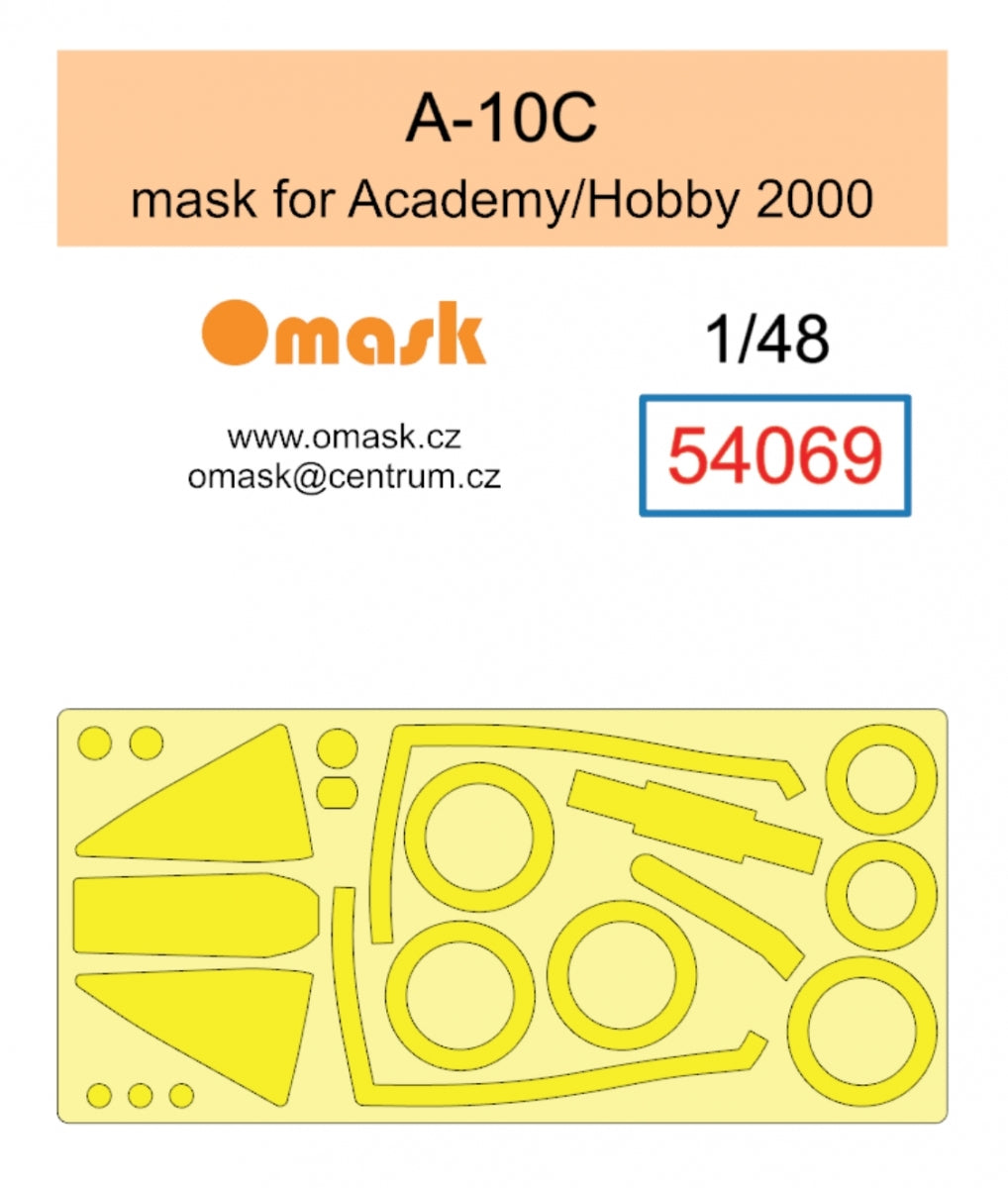 Omask 54069 A-10C mask (for Academy/Hobby 2000) 1/48