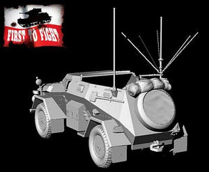 First to Fight PL110 Niemiecki Samochód Dowodzenia Sd.Kfz.247 Ausf.B Z Radiostacją 1/72 – immagine 3