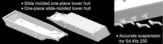 Dragon 6882 Sd.Kfz.250/9 Ausf.A le.S.P.W (2cm) 1/35 – immagine 5