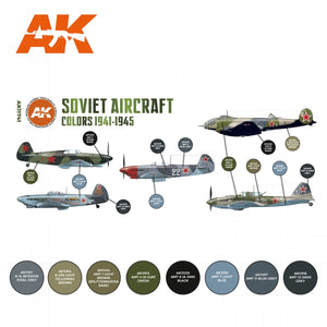 AK Interactive AK11741 Couleurs des avions soviétiques 1941-1945 8x17 ml – image 2