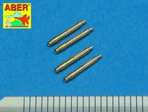 Aber A48 011 Jeu de 4 embouts de canon pour mitrailleuse d&amp;#39;avion allemande MG 131 de 13 mm (1/48)  – image 2