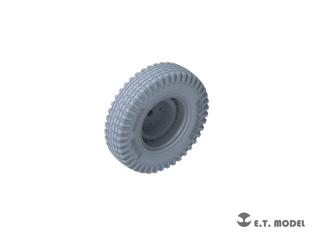 E.T. Model P35-102 WWII German Sd.Kfz.234 Small Diameter Weighted Wheels Type.2 1/35 – Bild 5