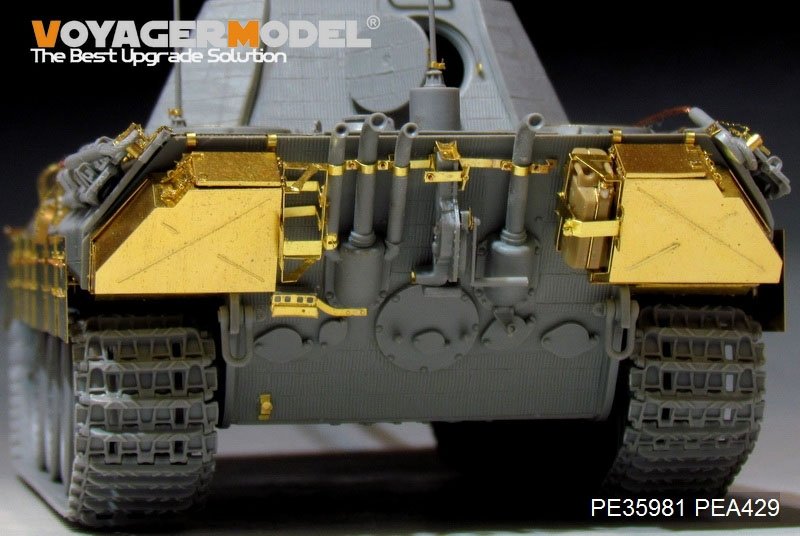 Maquette Voyager PE35981 Char Panther A allemand de la Seconde Guerre mondiale (modèle de base) pour TAKOM au 1/35 – image 13
