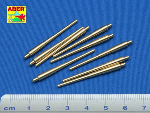 Aber 350L-05 Set of 9pcs 406mm long barrels for US ships for turrets without antiblast covers: North Carolina, Washington 1/350 – zdjęcie 2