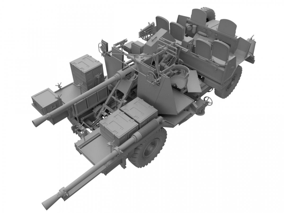 Thunder Model 35210 British Morris Bofors C9/B Gun truck Early variant 1/35 – immagine 10