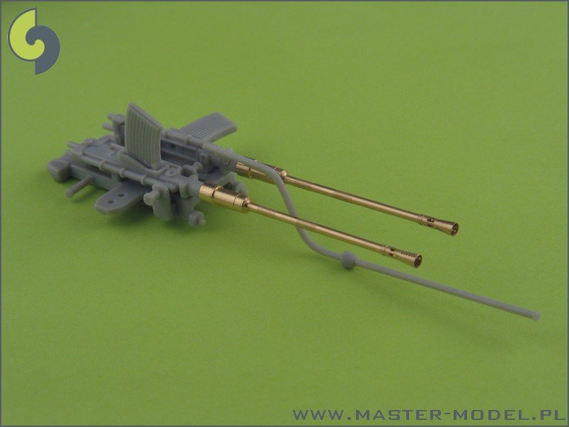 Master SM-35-003 Schnellboot Typ S-100 armament gun barrels - Flak M42 3,7cm (1pcs) and Flak 38 20mm (3pcs) – Bild 6