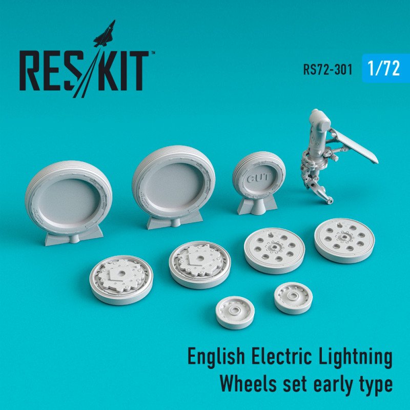 RESKIT RS72-0301 EE Lightning Wheels set type ancien 1/72