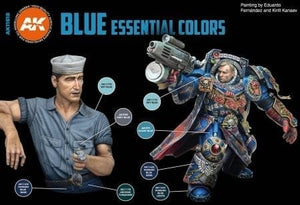 AK Interactive AK11618 BLUE ESSENTIAL COLORS 3GEN SET 6x17 ml – imagen 2