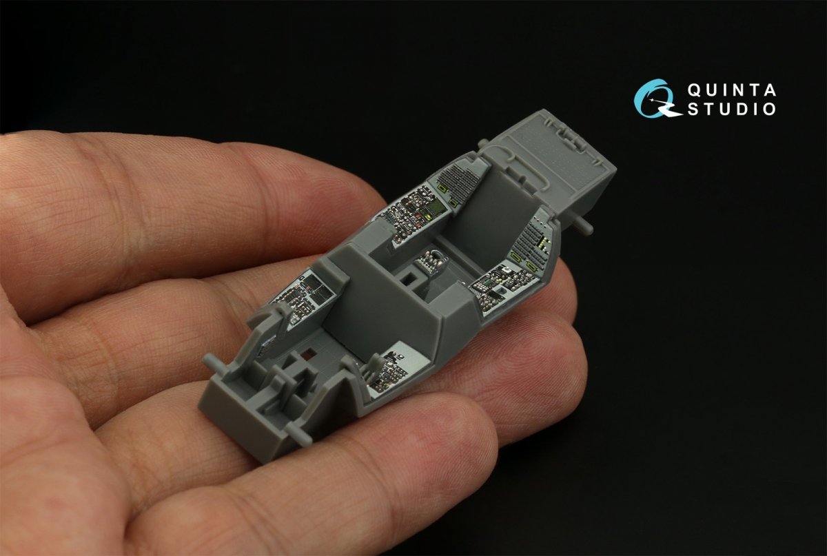 Quinta Studio QD72061 F-14B 3D-Printed &amp;amp; coloured Interior on decal paper (GWH) 1/72 – imagen 11