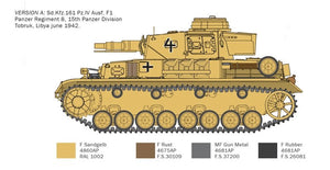 Italeri 6593 Pz.Kpfw.IV F1/F2/G With Afrika Korps Infantry 1/35 – immagine 6