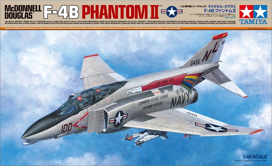 Tamiya 61121 McDonnell Douglas F-4B Phantom II 1/48 – Bild 2