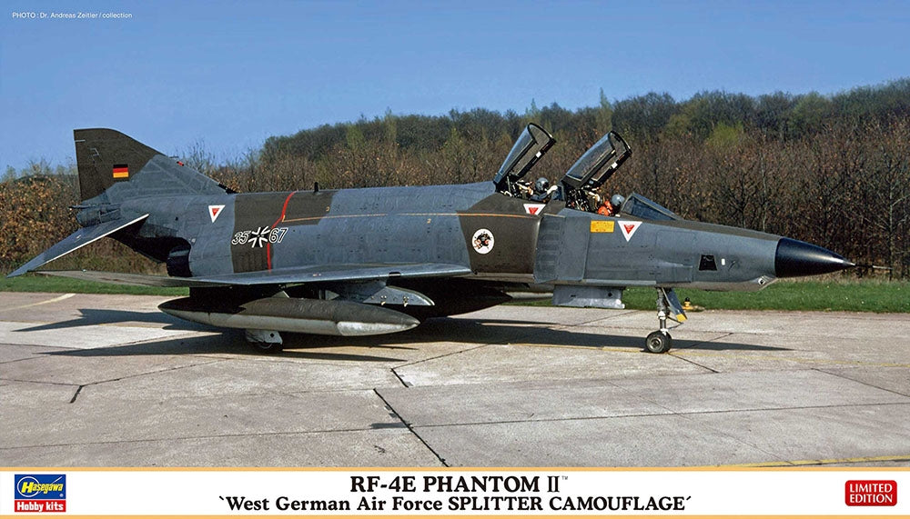 Hasegawa 02445 RF-4E Phantom II "West German Air Force Splitter Camouflage" 1/72