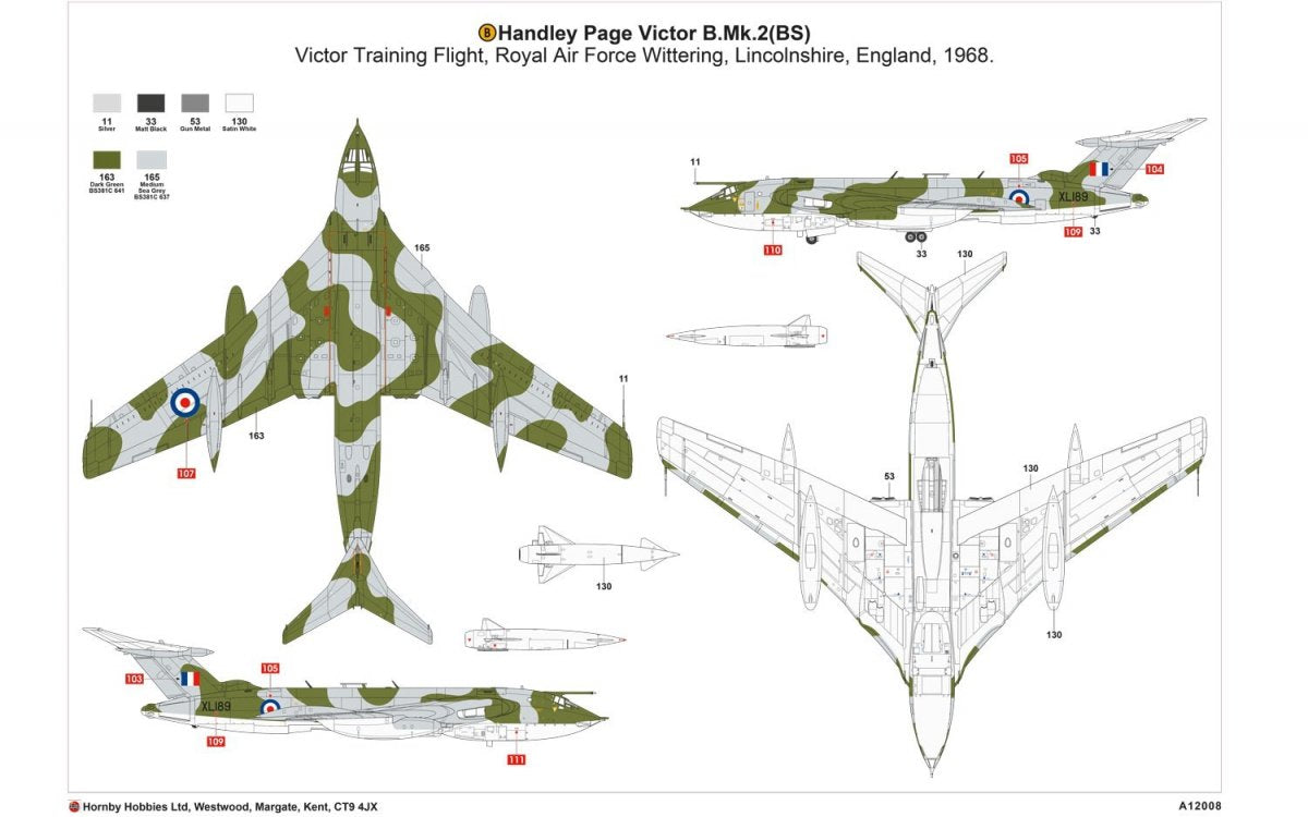 Airfix 12008 Handley Page Victor B.2 1/72 – Bild 14