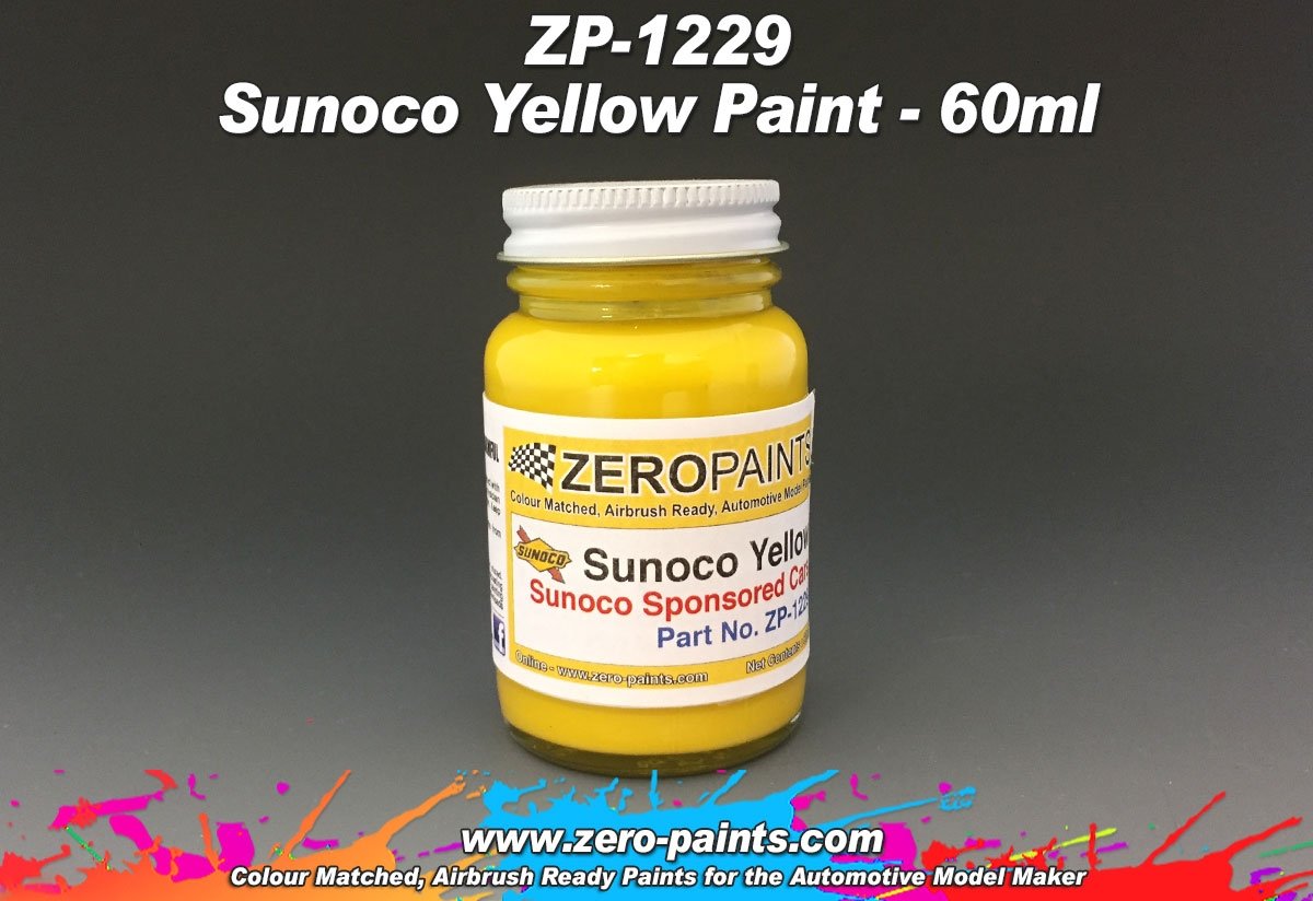 Peinture jaune Sunoco Zero Paints ZP-1229, 60 ml