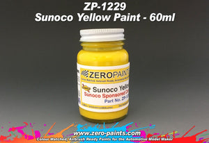 Peinture jaune Sunoco Zero Paints ZP-1229, 60 ml