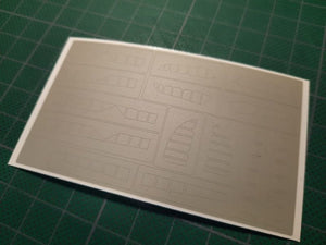 Masques Omask 67001 Bf 109 E pour surfaces de contrôle (pour SH) 1/72 – image 2