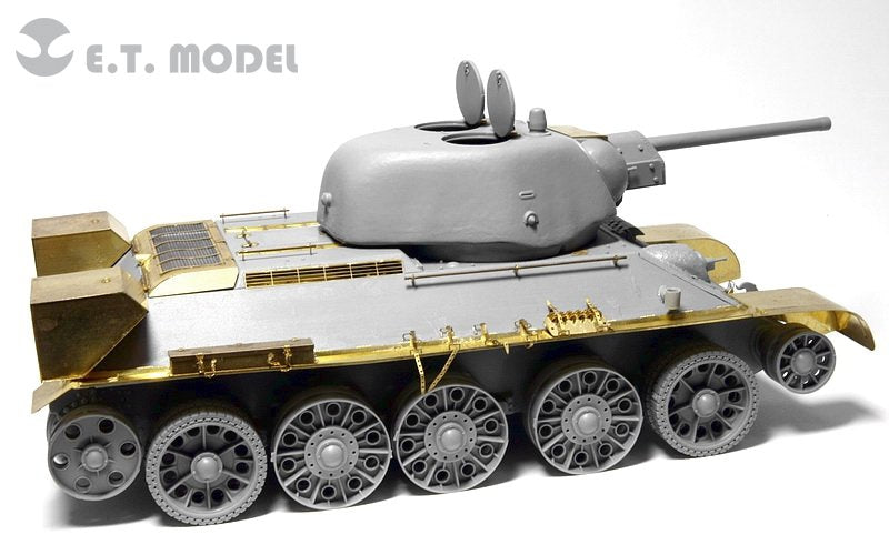 Maquette ET E35-037 Tourelle estampée pour char soviétique T-34/76 Mod.1942 de la Seconde Guerre mondiale (pour DRAGON 6487/6424) (1/35) – image 4