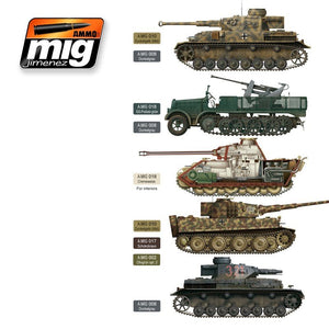 AMMO Mig 7100 EARLY / MIDDLE GERMAN COLORS SET 6x17ml – Bild 2