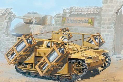 Mirage Hobby 35519 UE(f)-sWG ”STUKA zu FUSS” self-propelled rocket launcher 1/35