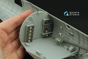 Quinta Studio QD32224 Boeing B-17G Radio operator&amp;#39;s compartment. 3D-Printed coloured Interior on decal paper (HK models) 1/32 – Bild 6
