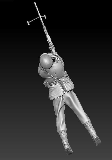 Glowel Miniatures 35909 Polish Infantry Lying (2 Figures, 3D Printed) 1/35 – zdjęcie 5