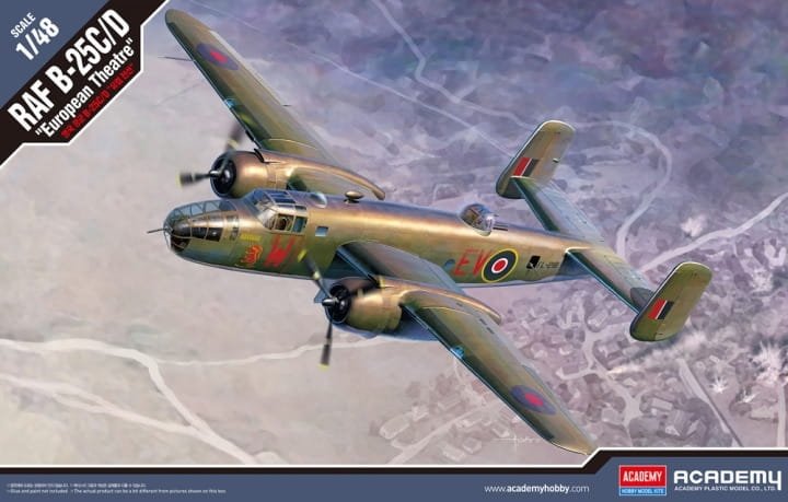 Academy 12339 RAF B-25C/D "European Theatre" 1/48