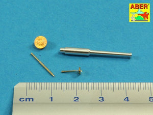 Aber 35L-212 Set of barrels for Soviet tank T-50 45 mm 20K x 1 pcs.; 7,62 mm DT x 2 pcs. 1/35 – imagen 2