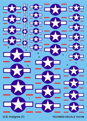 Techmod 72410 - U.S. Insignia 1/72