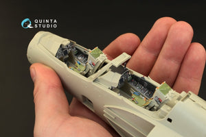 Quinta Studio QD32013 Mirage 2000N 3D-Printed &amp;amp; colored Interior on decal paper (for Kitty Hawk kit) 1/32 – image 7
