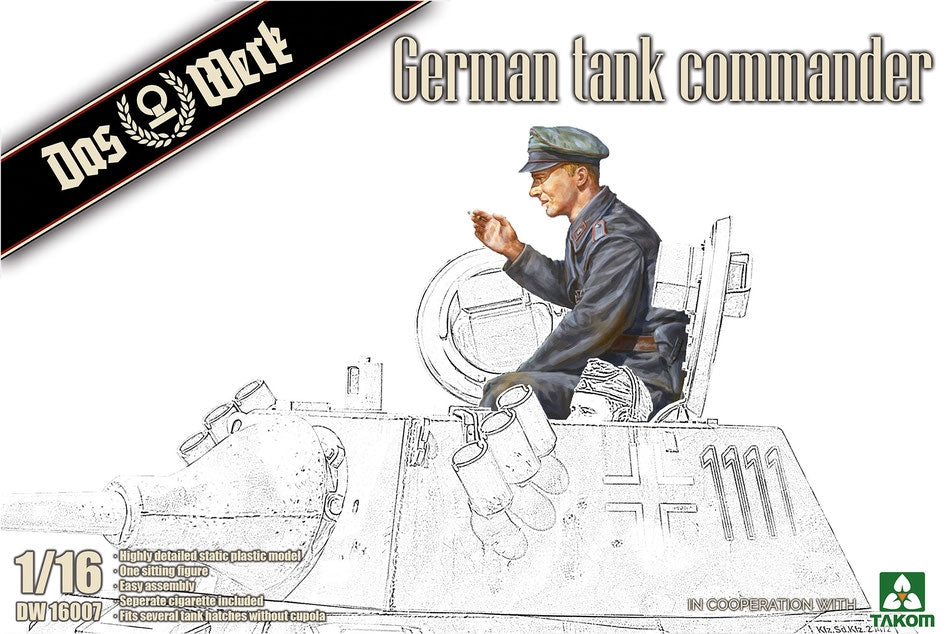 Das Werk DW16007 Commandant de char allemand 1/16