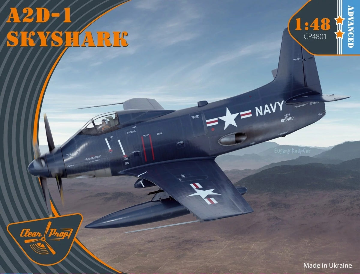 Clear Prop! CP4801 A2D-1 Skyshark ADVANCED KIT 1/48 – Bild 2