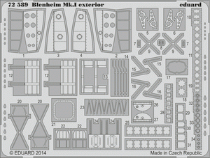 Eduard 72589 Blenheim Mk. I exterior 1/72 AIRFIX