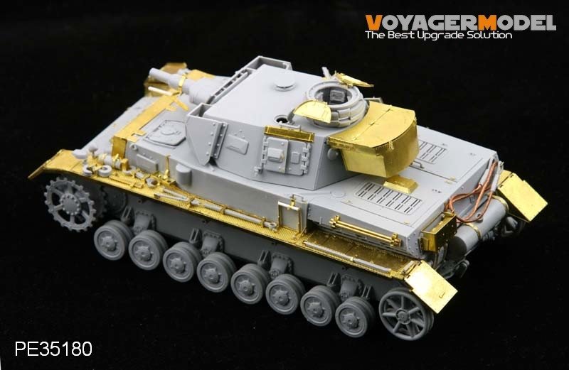 Voyager Model PE35180 WWII Pz.KPfw. IV Ausf F1 &amp;quot;Vorpanzer&amp;quot; for DRAGON 6398 1/35 – image 4