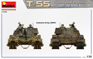 MiniArt 37092 T-55 PRODUCTION TCHÉCOSLOVAQUE avec rouleau de déminage KMT-5M 1/35 – image 7