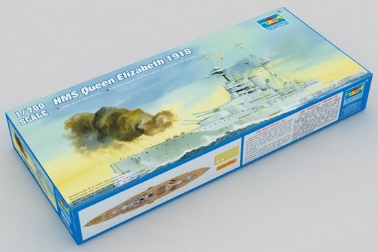 Trumpeter 05797 British battleship HMS Queen Elizabeth (1918) 1/700 – zdjęcie 2